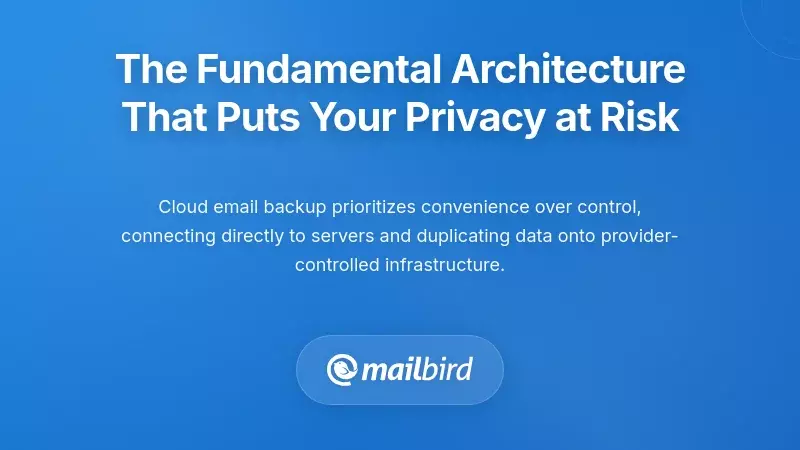 The Fundamental Architecture That Puts Your Privacy at Risk