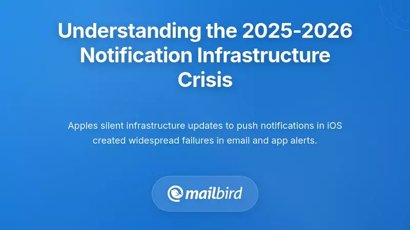 Understanding the 2025-2026 Notification Infrastructure Crisis
