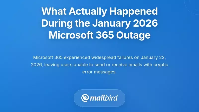 What Actually Happened During the January 2026 Microsoft 365 Outage