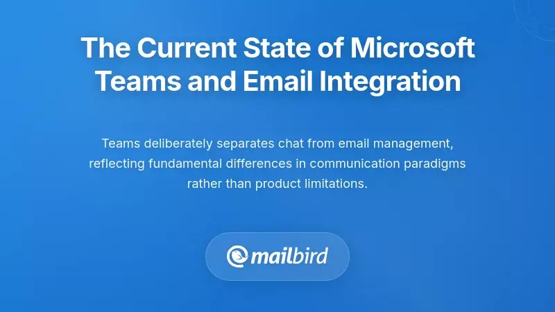 The Current State of Microsoft Teams and Email Integration