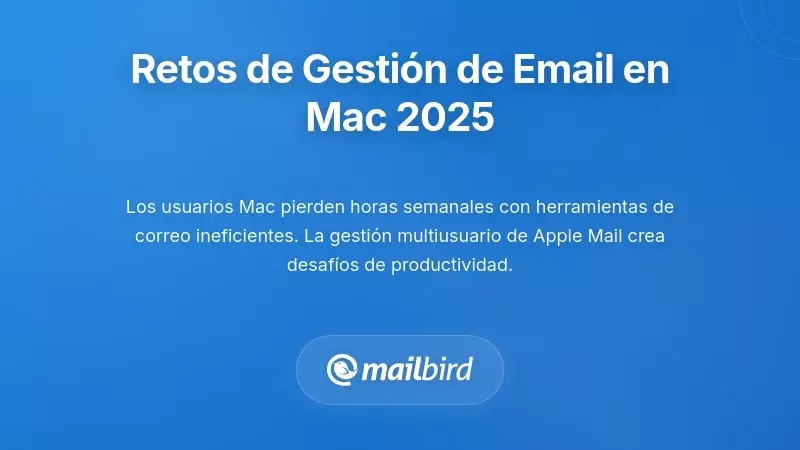 Entendiendo los retos de la gesti&oacute;n de correo en Mac en 2025
