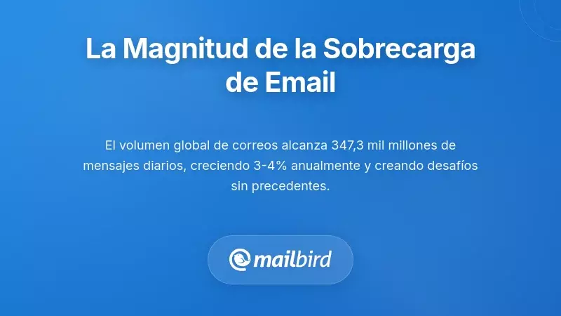 Trabajador remoto abrumado por la sobrecarga de correo electr&oacute;nico en la pantalla del port&aacute;til