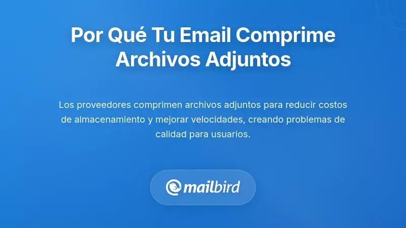 Entendiendo Por Qu&eacute; Las Plataformas de Correo Comprimen Tus Archivos Adjuntos