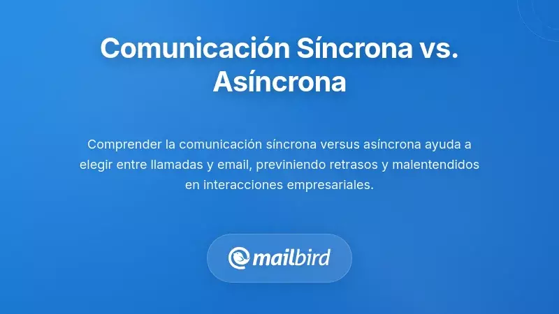 Entendiendo la Comunicaci&oacute;n Sincr&oacute;nica vs. Asincr&oacute;nica