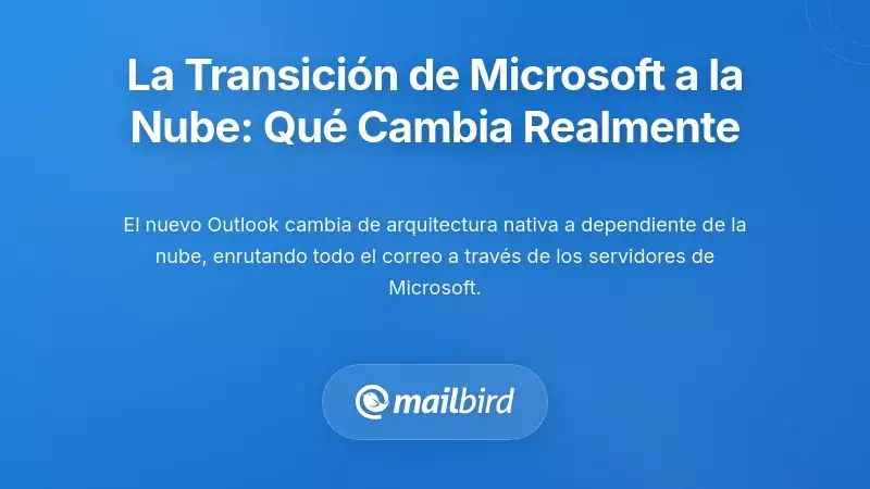 Entendiendo la transici&oacute;n exclusiva a la nube de Microsoft: qu&eacute; est&aacute; cambiando realmente