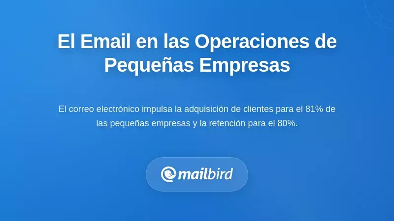 El papel crítico del correo electrónico en las operaciones de pequeñas empresas