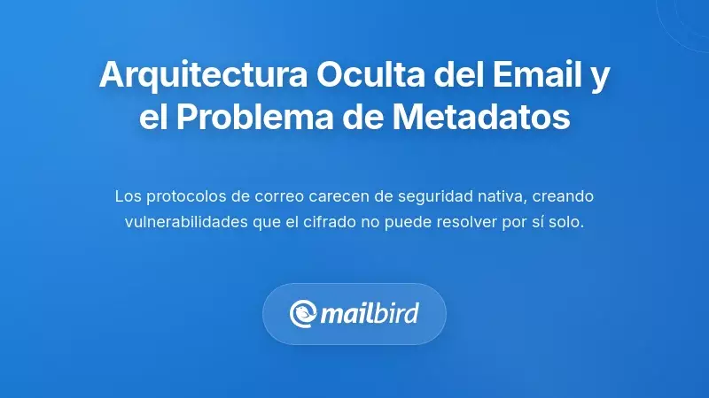 La Arquitectura Oculta de los Sistemas de Correo Electr&oacute;nico y el Problema de los Metadatos