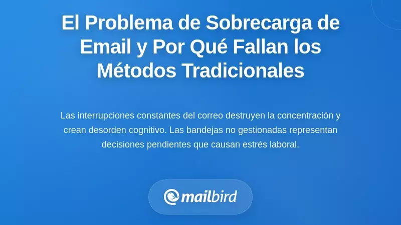 Comprender el problema de la sobrecarga de correo electrónico y por qué los enfoques tradicionales fallan