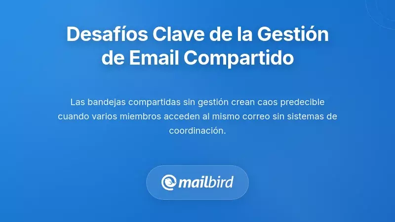 Comprender los desaf&iacute;os fundamentales de la gesti&oacute;n de bandejas de entrada compartidas