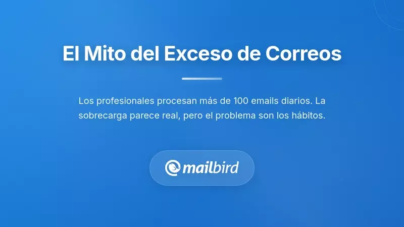 Profesional abrumado por constantes notificaciones de correo electr&oacute;nico que reducen la productividad laboral en un 40%