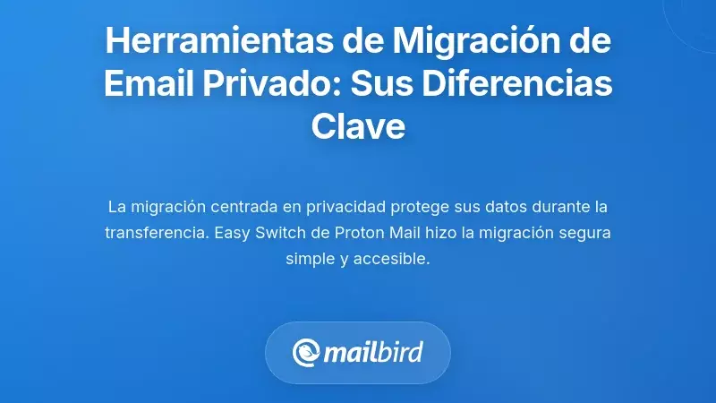 Comprendiendo las Herramientas de Migración de Correo Electrónico Privado: Qué las Hace Diferentes