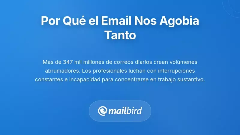 Comprender por qué la saturación de correos electrónicos se siente tan abrumadora