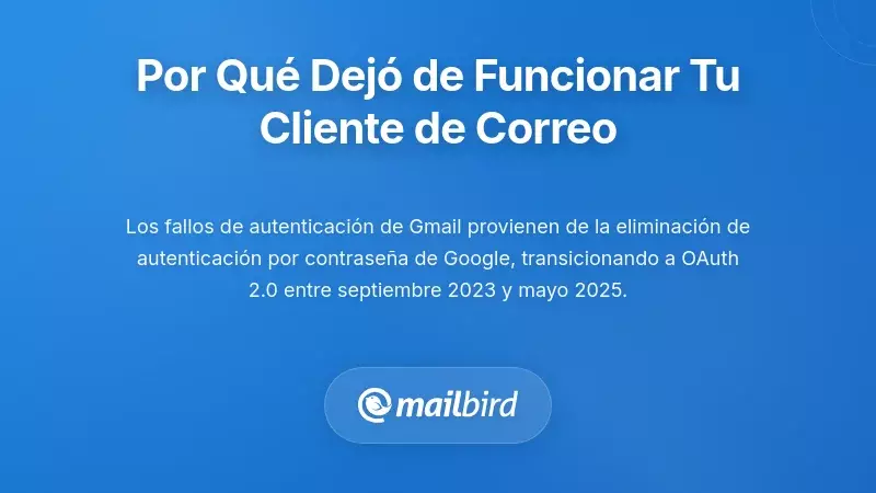 Comprender Por Qu&eacute; Su Cliente de Correo Dej&oacute; de Funcionar