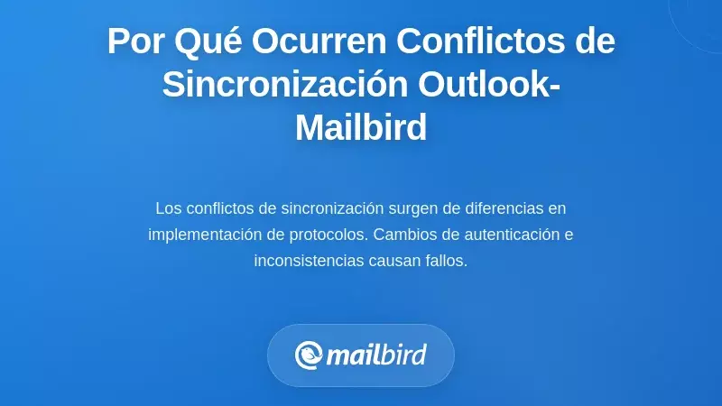 Entendiendo por qu&eacute; ocurren los conflictos de sincronizaci&oacute;n entre Outlook y Mailbird