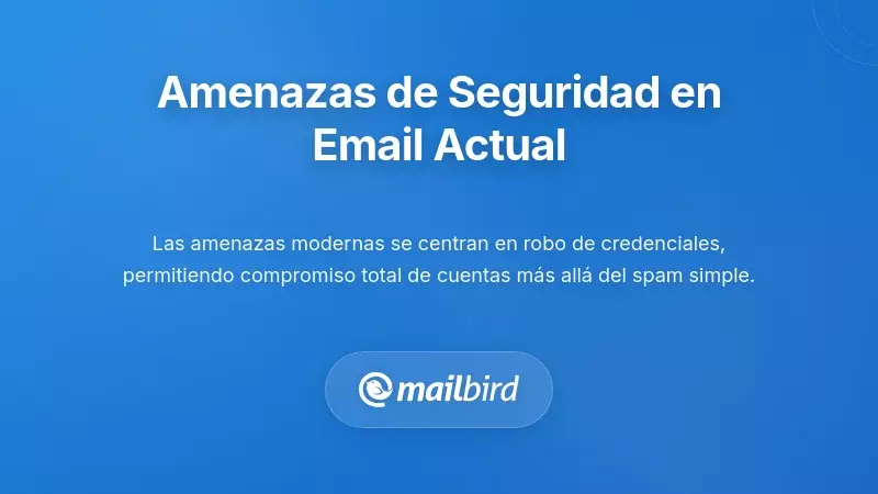 Persona protegiendo la bandeja de entrada del correo electr&oacute;nico contra amenazas de recolecci&oacute;n de datos y robo de informaci&oacute;n