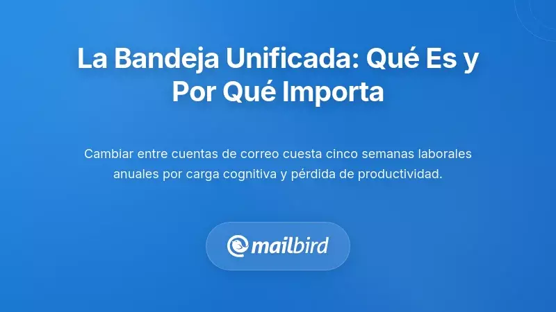 Comprendiendo la soluci&oacute;n de bandeja de entrada unificada: qu&eacute; es y por qu&eacute; importa