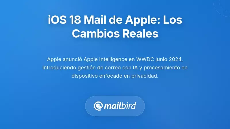 Entendiendo la Transformaci&oacute;n del Correo de iOS 18 de Apple: Lo Que Realmente Cambi&oacute;
