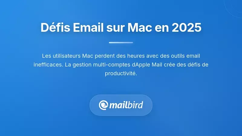 Comprendre les d&eacute;fis de la gestion des emails sur Mac en 2025