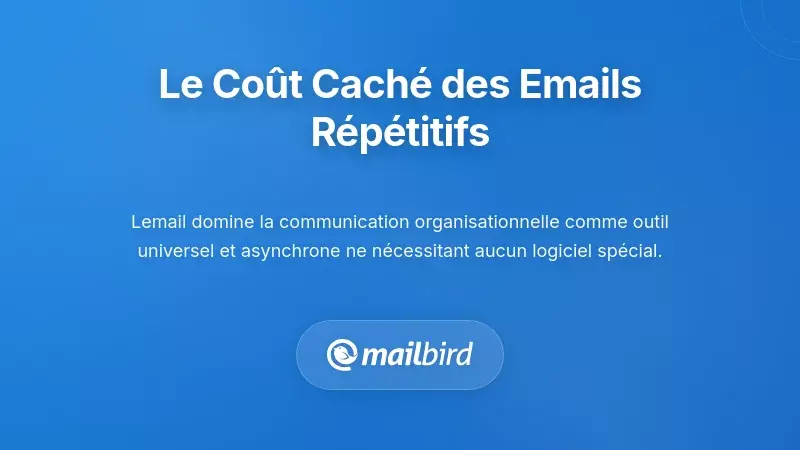 Professionnel analysant les modèles d'e-mails répétitifs montrant le temps perdu sur les réponses en double