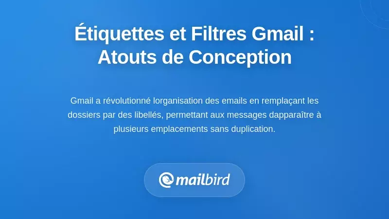 Comprendre le fonctionnement des &eacute;tiquettes et filtres Gmail : atouts initiaux et attrait