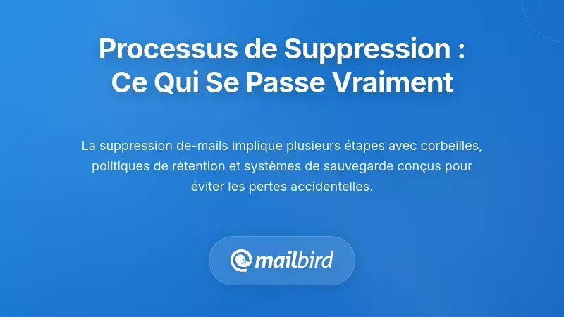 Le processus de suppression en plusieurs étapes : ce qui se passe réellement lorsque vous cliquez sur Supprimer