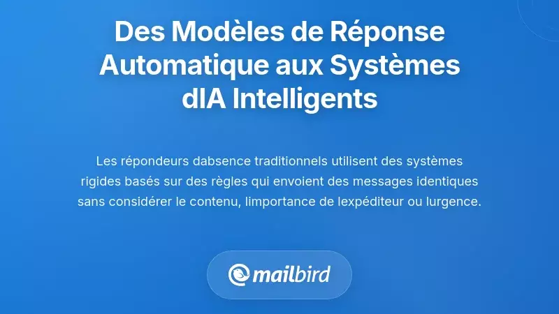 L'évolution des modèles de réponses automatiques basiques aux systèmes intelligents d'IA