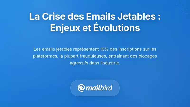 Comprendre la crise des emails temporaires : ce qui a chang&eacute; et pourquoi cela compte