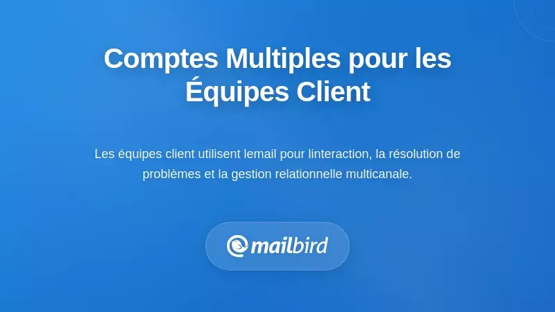 Professionnel gérant plusieurs comptes Gmail illustrant les défis du flux de travail des équipes en contact avec la clientèle