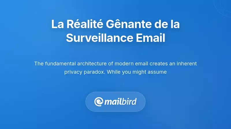 Concept de surveillance des e-mails montrant comment les fournisseurs surveillent la correspondance personnelle et les messages priv&eacute;s