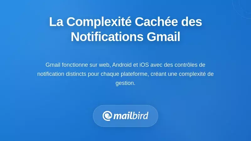 La complexité cachée derrière le système de notification de Gmail