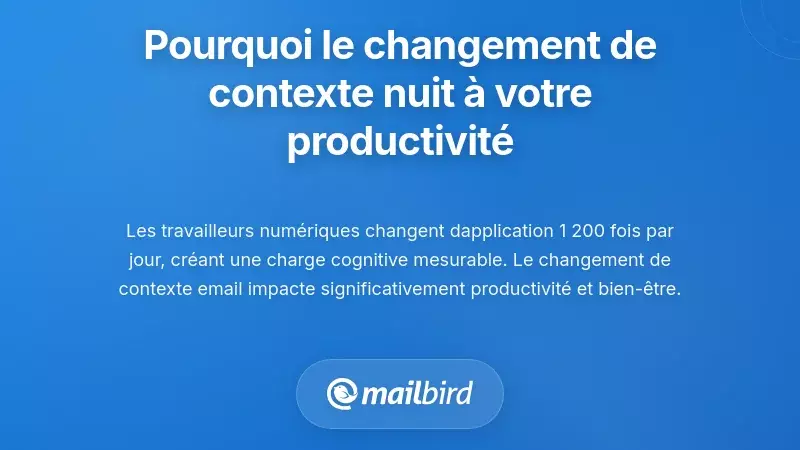 Comprendre pourquoi le changement de contexte détruit votre productivité