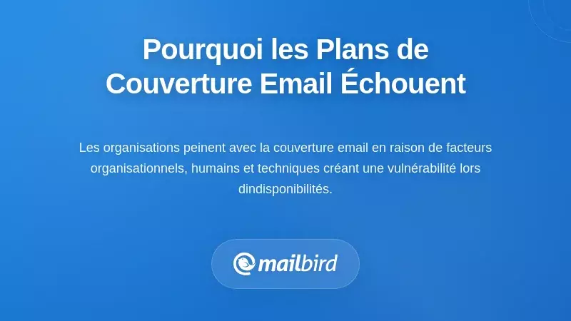 Membres de l'&eacute;quipe discutant des &eacute;checs de couverture des e-mails et des lacunes de communication en milieu de travail