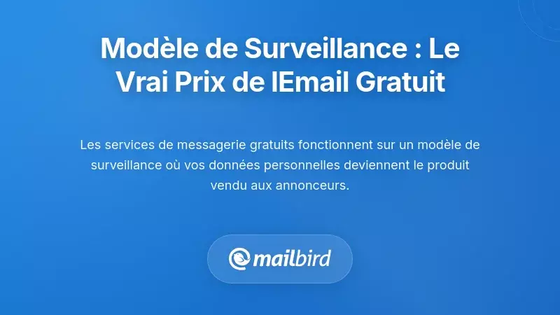 Le mod&egrave;le commercial de la surveillance : Comment fonctionne r&eacute;ellement le courrier &eacute;lectronique gratuit