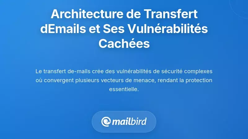 Comprendre l'architecture de transfert d'emails et ses vulnérabilités cachées
