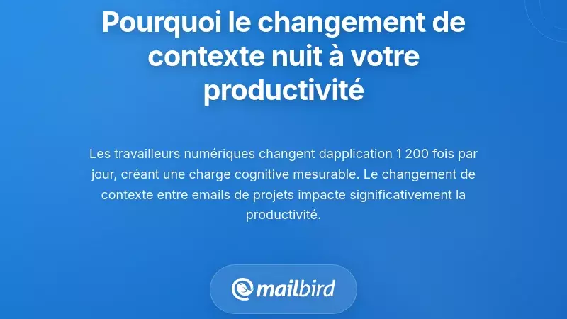 Comprendre pourquoi le changement de contexte d&eacute;truit votre productivit&eacute;