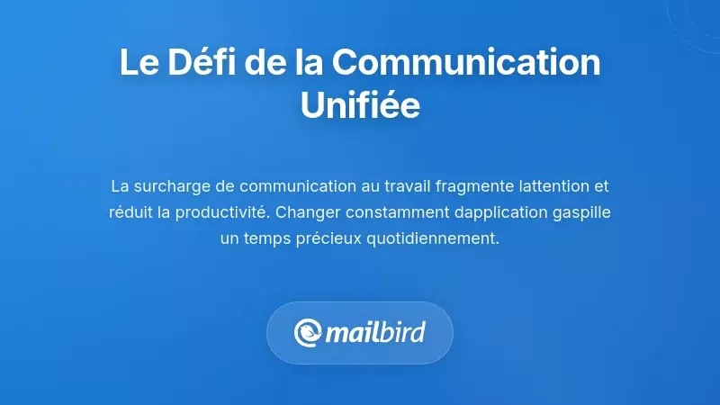 Professionnel submerg&eacute; par plusieurs applications de communication montrant des notifications d'e-mail et de chat
