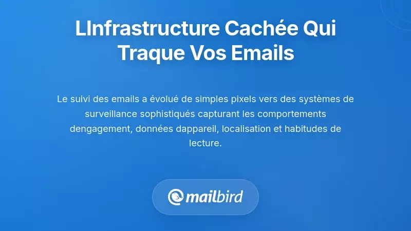 L'infrastructure Cach&eacute;e Qui Suit Chacune de Vos Interactions par Email