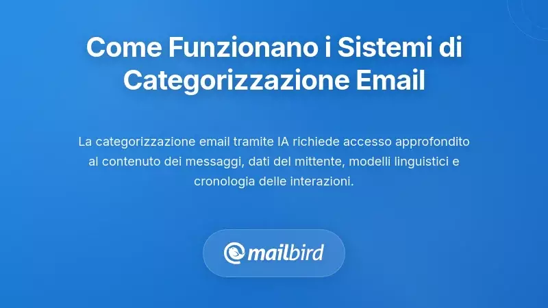 Come Funzionano Davvero i Sistemi di Categorizzazione delle Email&mdash;E Cosa Vedono