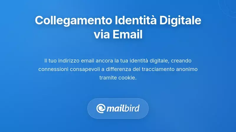 Collegamento dell'account email che crea un'impronta digitale estesa attraverso piattaforme e servizi connessi
