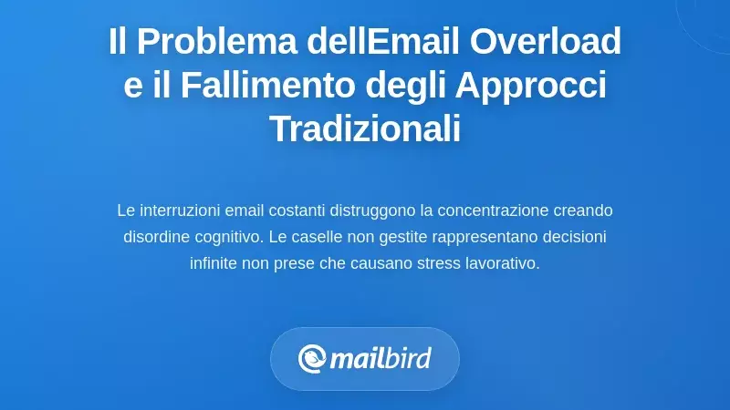 Comprendere il problema del sovraccarico di email e perché gli approcci tradizionali falliscono