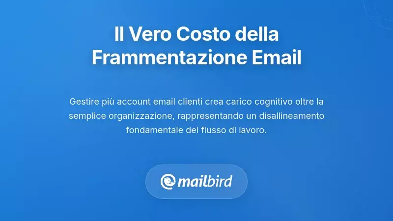 Professionista sopraffatto circondato da numerose notifiche email provenienti da diversi account clienti