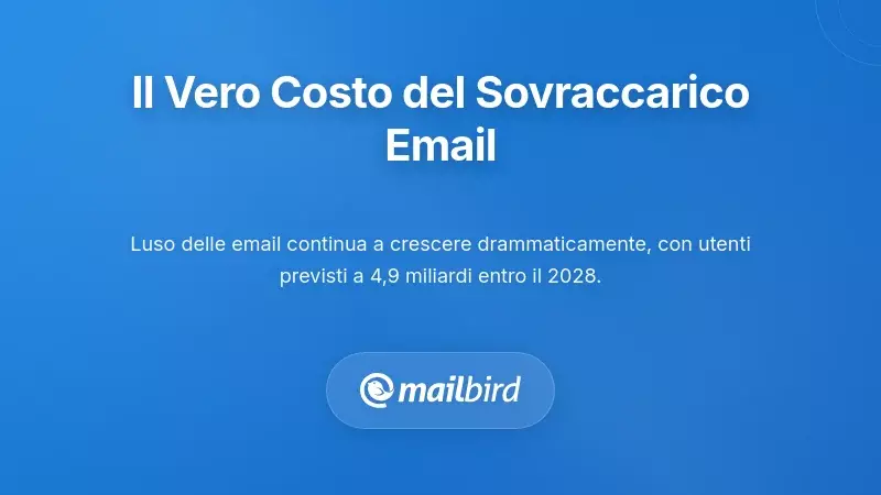 Professionista sopraffatto da una casella di posta affollata che mostra l'impatto del sovraccarico di email sulla produttività