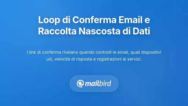 Comprendere i loop di conferma email e la loro raccolta nascosta di dati