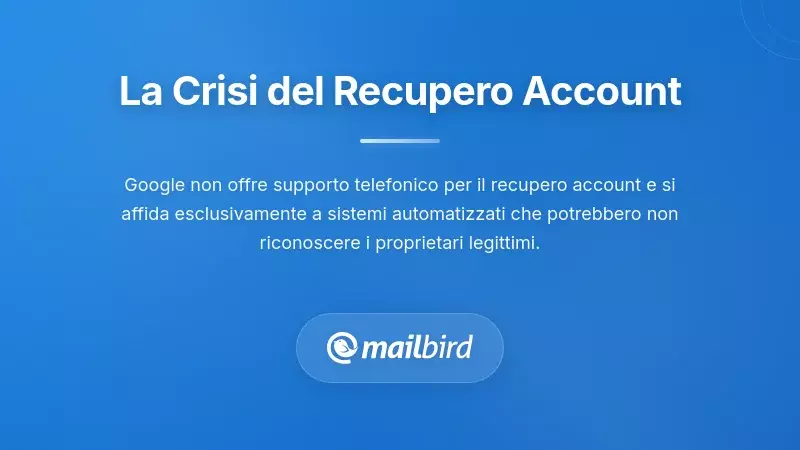 Utente frustrato impossibilitato ad accedere all'account Gmail a causa dei rigorosi protocolli di recupero di Google nel 2025