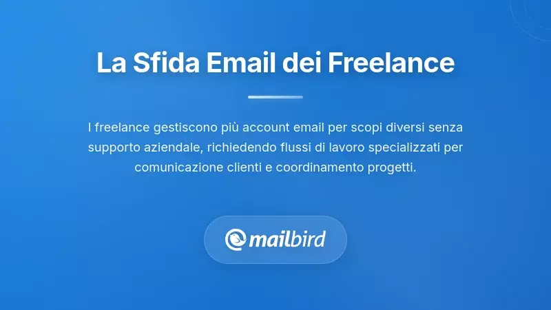 Comprendere la sfida unica della gestione delle email per freelance