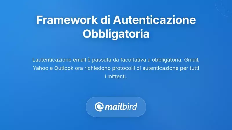 Comprendere il framework di autenticazione delle email obbligatorio