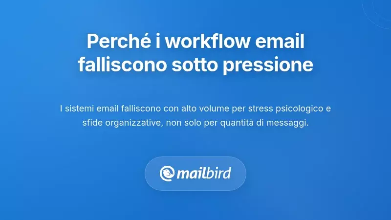 Comprendere Perché la Gestione dei Flussi di Posta Elettronica si Blocca sotto Pressione