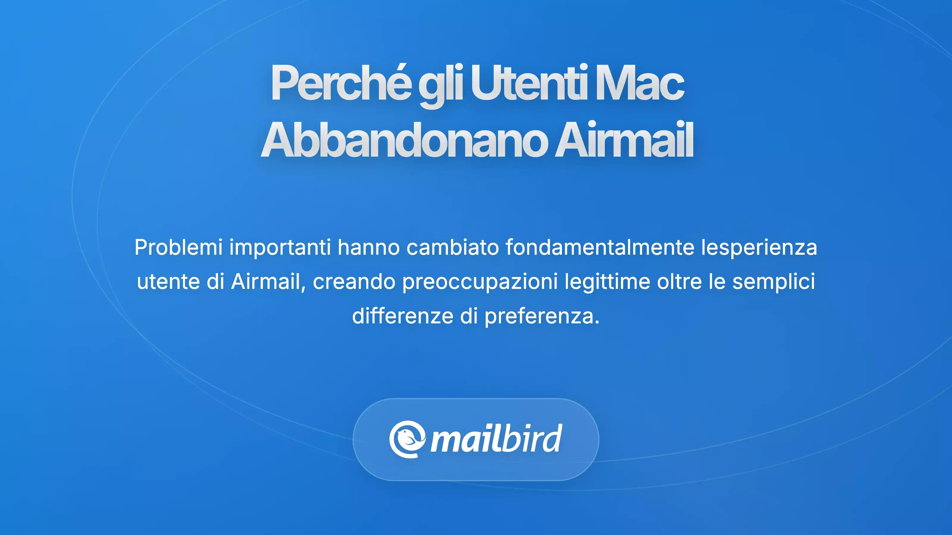 Utente Mac che vive frustrazione con la posta elettronica a causa di crash e problemi di sincronizzazione di Airmail sullo schermo del laptop
