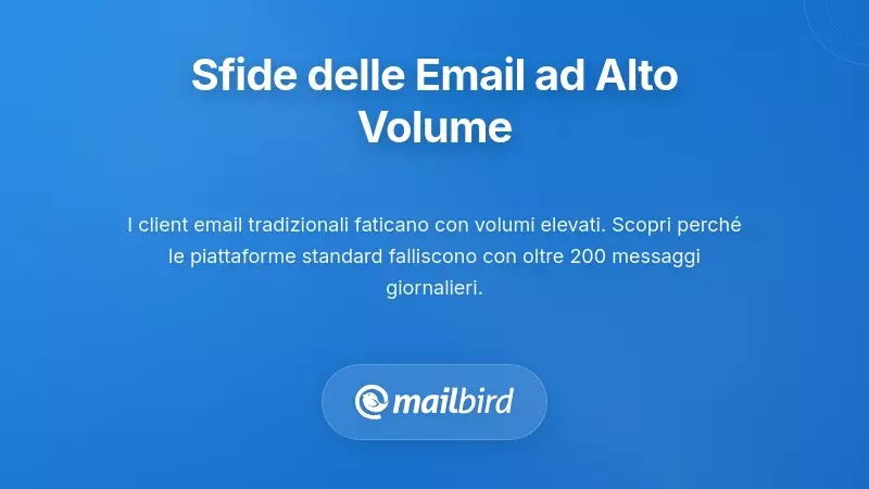 Professionista sopraffatto dalla casella di posta con centinaia di email non lette che illustrano le sfide delle email ad alto volume