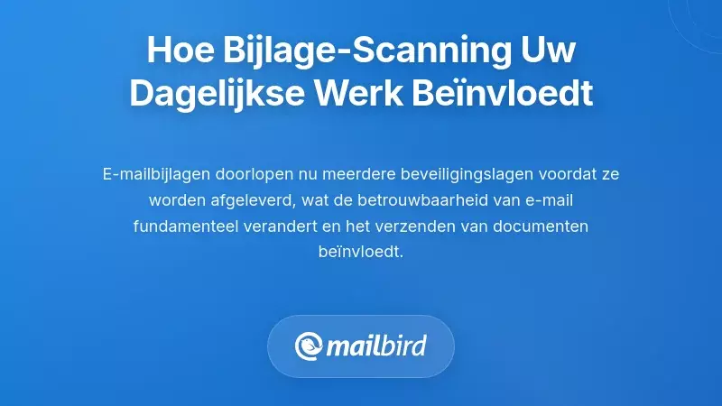 Waarom het scannen van e-mailbijlagen nu invloed heeft op je dagelijkse werkwijze